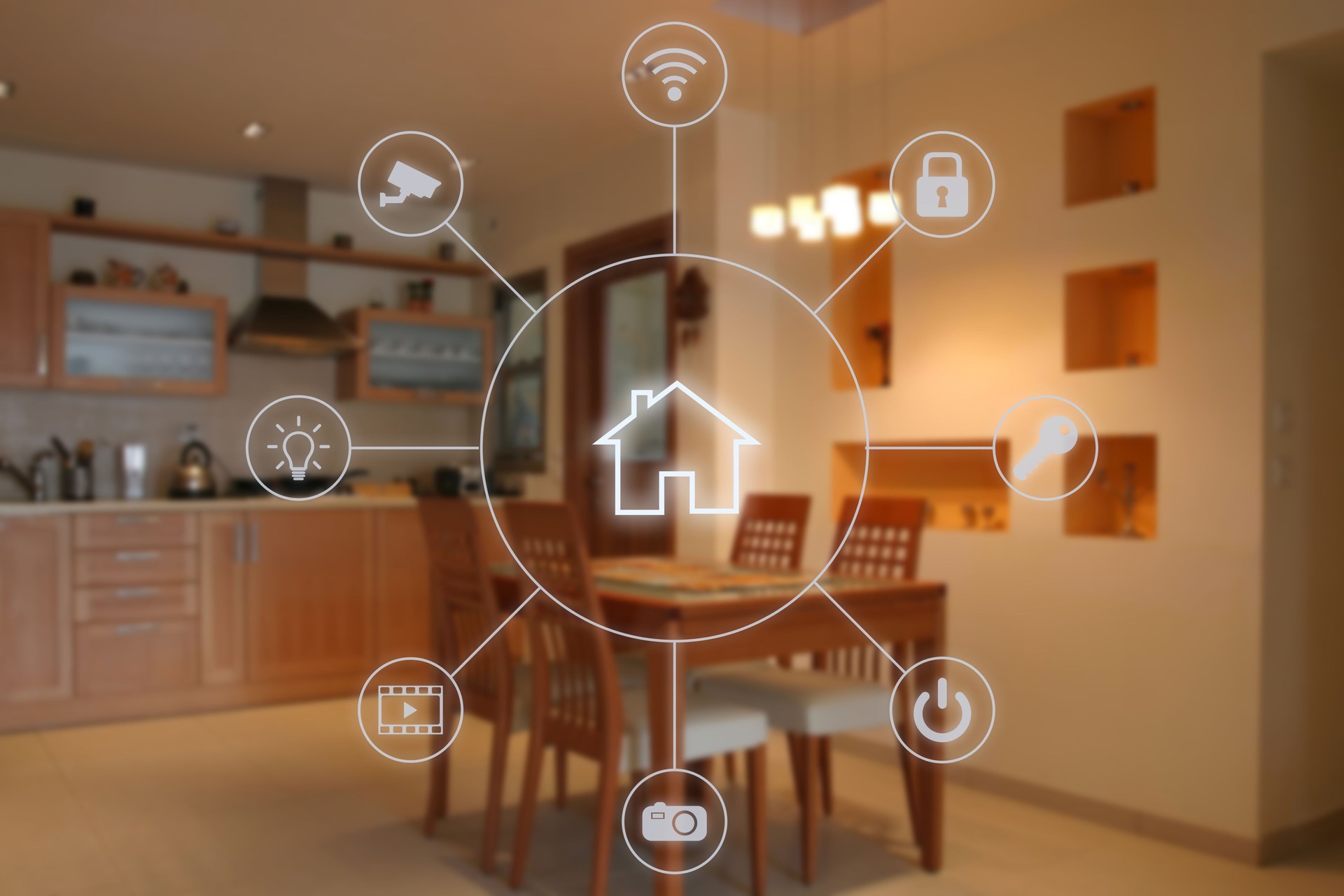 Tecnologia Internet di controllo remoto domotica intelligente
